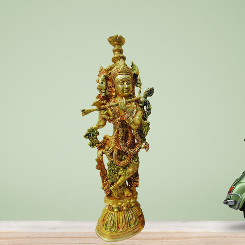 Brass Krishna Idol 11.76kg